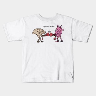 My heart vs my mind Kids T-Shirt